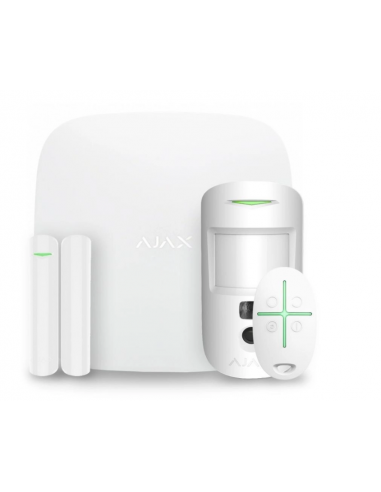 Alarme maison Ajax Hub 2 Plus Blanc - Kit 1