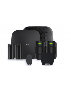 Alarme maison Ajax Hub 2 Plus Noir - Kit 3