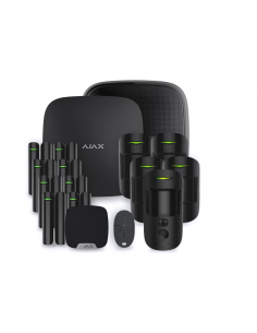 Alarme maison Ajax Hub 2 Plus Noir - Kit 6