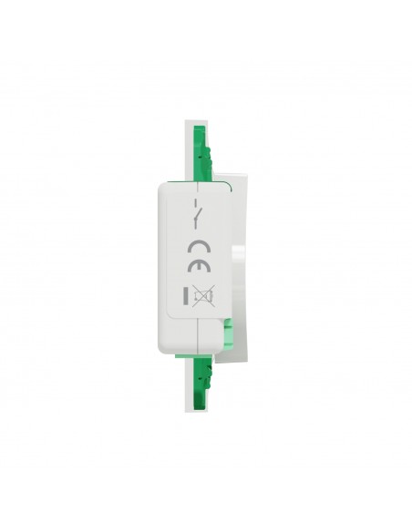 SCHNEIDER - S520192K - Odace sans fil sans pile - Kit actionneur micro + inter + plaque Styl - blanc
