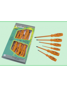 E-ROBUR 433119 - Coffret 6 tournevis isolés 1000 V