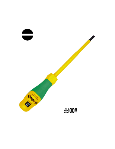 E-ROBUR - 221100 - Tournevis plat isolé 1000 v 3x100 mm