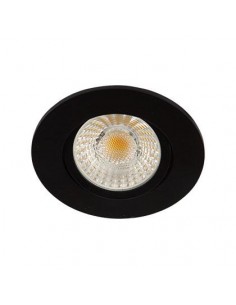 Collerette LED'UP Universal ronde noir mat orientable - Europole 5715 2