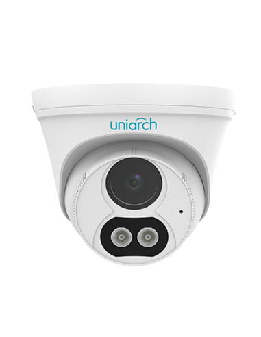 Caméra Turret IP Uniarch 3MP Dual Light UV-IPC-T213-APF28W | Brico Elect