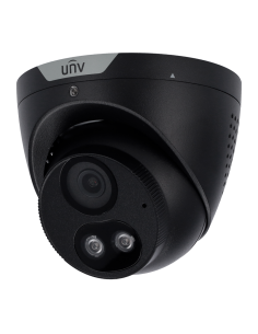 UNIVIEW - UV-IPC3615SB-ADF28KMC-I0-BLACK-I0 - Caméra IP 5 Mégapixel Couleur Noir Gamme Prime Objectif 2.8 mm / WDR