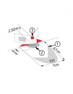 BEG LUXOMAT - LC-CLICK-N200-BL - 91002 - détecteur de mouvement LC-Click 200DEG + 360DEG blanc 2