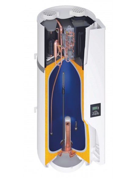ATLANTIC - 286041 - Chauffe-eau thermodynamique Calypso connecté vertical sur socle 250L