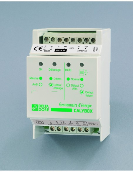 Delta Dore - 6050392 - Calybox 230 | Gestionnaire d'énergie de 1 à 3 zones pour chauffage fil pilote