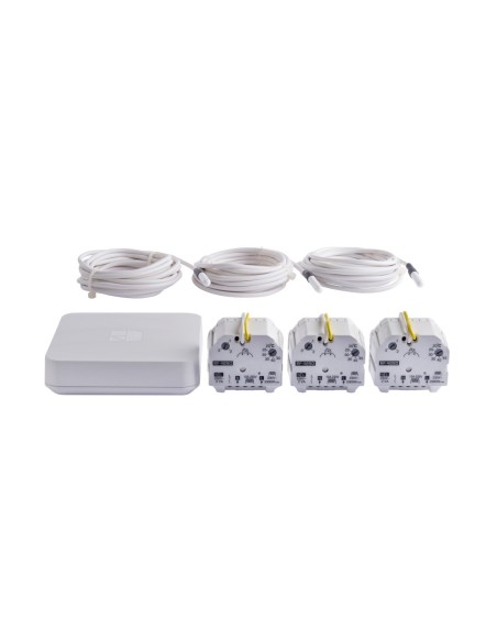 Delta Dore - 6050659 - Pack RF 4890 connecté | 3 RF 4890 + 3 sondes + 1 box connectée Tydom Home