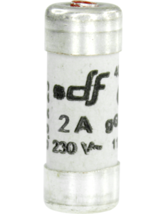 EUR'OHM - 27202 - Fus 2A à voyant  gF8,5x23