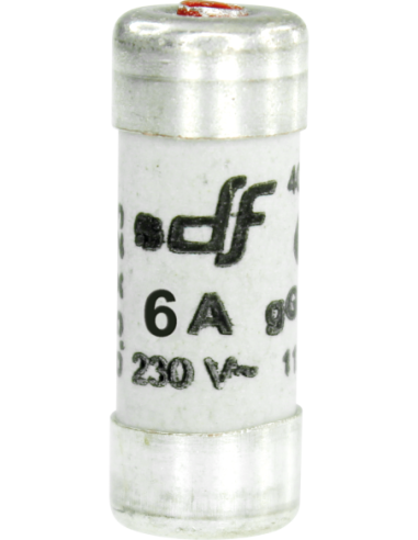 EUR'OHM - 27206 - Fus 6A à voyant  gF8,5x23