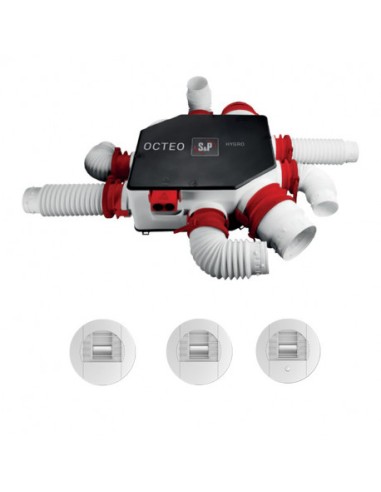 S&P 607911 - Kit VMC hygro Octeo Ecowatt HP+ 6 sanitaires