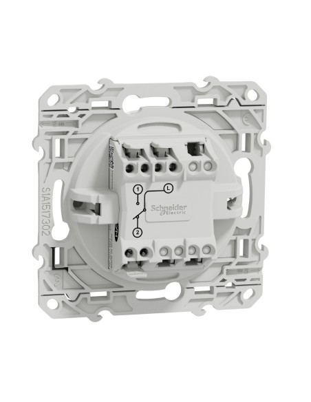 S520204 Interrupteur va-et-vient Odace blanc Schneider