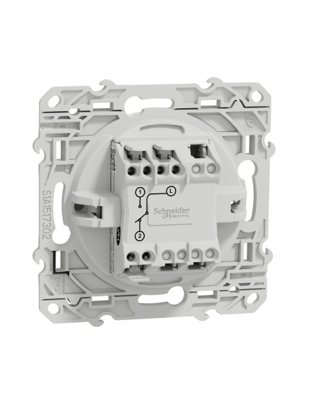 S520263 Va-et-vient lumineux Odace blanc Schneider