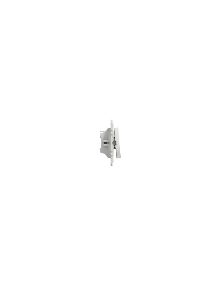 SCHNEIDER - S520246 - Odace, poussoir Blanc avec symbole carillon, à vis