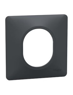 sCHNEIDER - S340702 - plaque de finition - 1 poste anthracite