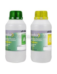 Erobur - 231002 - Gel silicone bi-composant .  ERGEL ISOLANT 1L