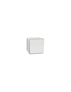 Schneider Electric - MUR39026 - Mureva Styl - Bouton Poussoir - complet saillie - IP55 -IK08 connex auto - blanc