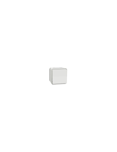 Schneider Electric - MUR39026 - Mureva Styl - Bouton Poussoir - complet saillie - IP55 -IK08 connex auto - blanc