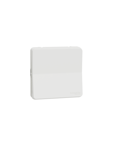 Schneider Electric - MUR39027 - Mureva Styl - Bouton poussoir - composable - IP55 IK08 - connexion auto - blanc