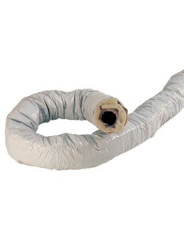 ATLANTIC - 423054 - T 127 cr l 10 m - conduit souple pvc calorifuge 10 m diamètre 125 epaisseur 25