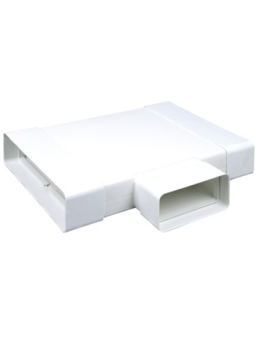 ATLANTIC - 460022 - Tehr 55x220 - te horizontal rectangulaire plastique rigide section 55 x 220