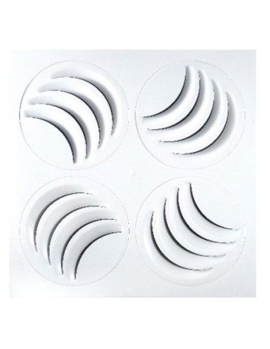 ATLANTIC - 529450 - PLAY-KLIN 600L D200 - diffuseur multi directions 600 x 600+plenum D200 latéral