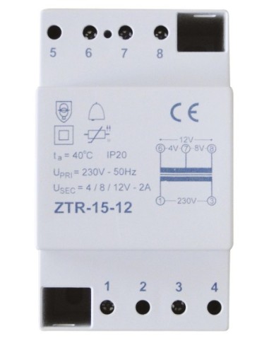 ATLANTIC - 539190 - T230/12v ac - transformateur 230/12 v