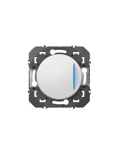 Legrand Dooxie 600016 - Poussoir lumineux 6A blanc