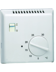 HAGER - 25501 - Thermostat ambiance électronique saillie chauf eau chaude sortie inverseur 230V