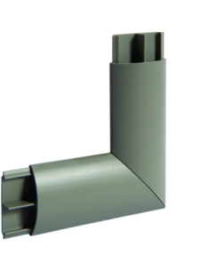 HAGER - AK35105 - Angle plat pour AK 10x35 gris