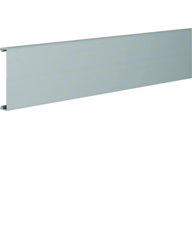 HAGER - BA70802 - Couvercle en PVC pour goulotte BA7 80mm gris pierre