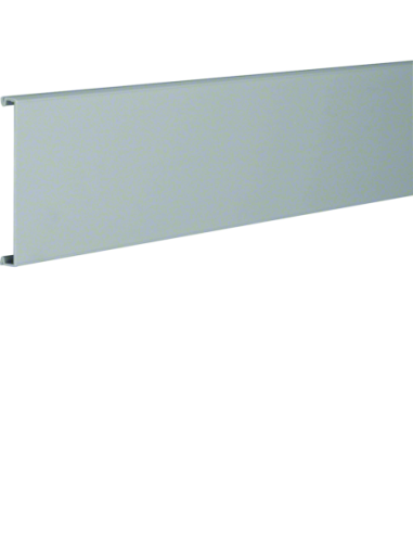 HAGER - BA71002 - Couvercle pour goulotte BA7 - l 100mm RAL 7030 gris