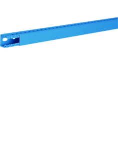 HAGER - BA725025BL - Goulotte de câblage complète BA7 prof 25mm l 25mm bleue