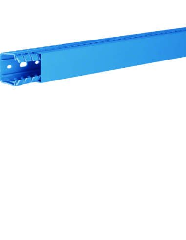 HAGER - BA740040BL - Goulotte de câblage complète BA7 prof 40mm l 40mm bleue