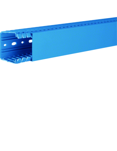 HAGER - BA760060BL - Goulotte de câblage complète BA7 prof 60mm l 60mm bleue