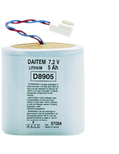 HAGER - BATLI06 - Pile lithium 7,2 volts, 5 Ah