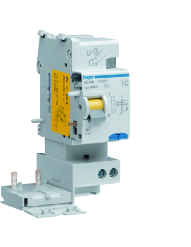 HAGER - BD240 - Bloc différentiel 2P 40A 30mA type haute immunité