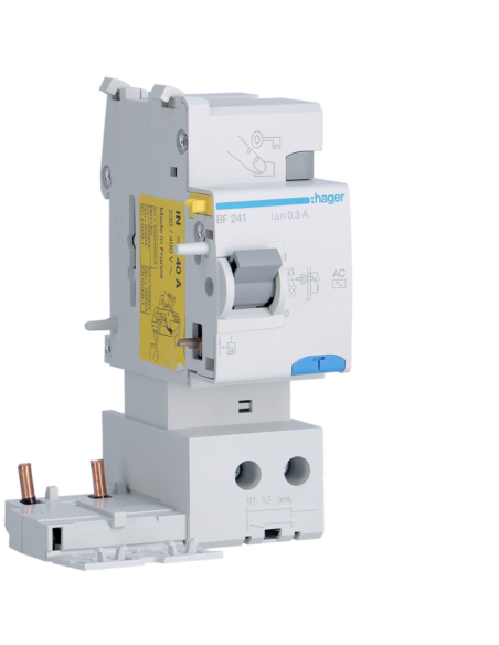 HAGER - BF241 - Bloc différentiel 2P 40A 300mA type AC