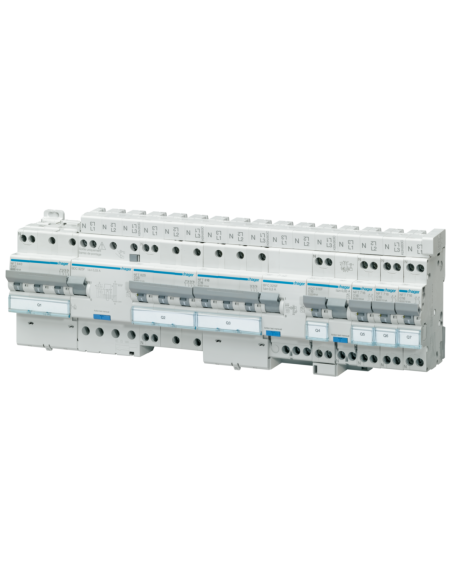 HAGER - CDH125F - Interrupteur différentiel 1P+N 25A 30mA type haute immunité à bornes décalées