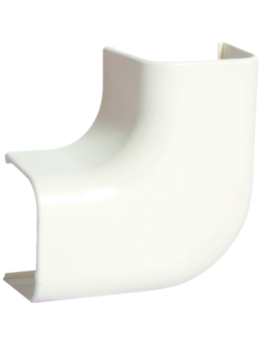 HAGER - CLM300355 - Angle plat p CLM30035 p 30mm h 35mm IK08-IK10 PVC rigide RAL 9010 blanc paloma