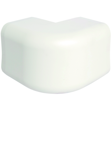 HAGER - CLM500653 - Angle extérieur p CLM50065 p50mm h65mm IK08-IK10 PVC rigide RAL9010 blanc paloma