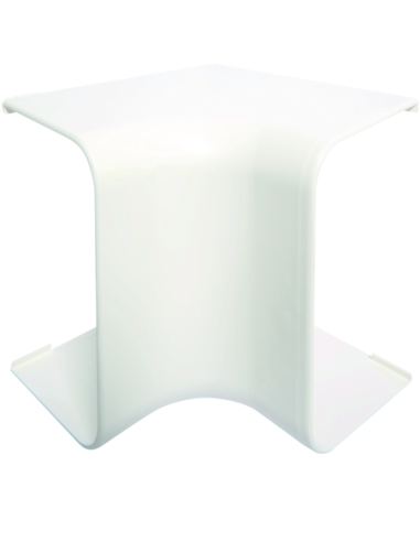 HAGER - CLM751254 - Angle intérieur pCLM75125 p75mm h125mm IK08-IK10 PVC rigide RAL9010 blanc paloma