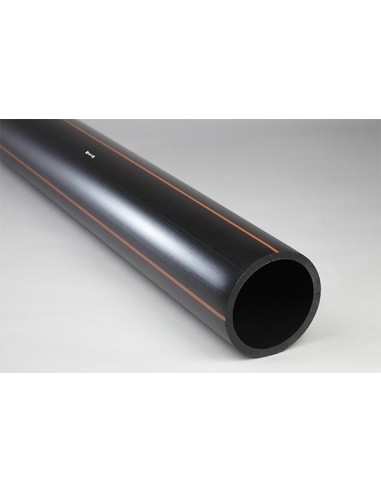 ELYDAN - 13862 - Tube en PE100 pour assainissement 315x18,7 - 10 Bar - Barre de 6m