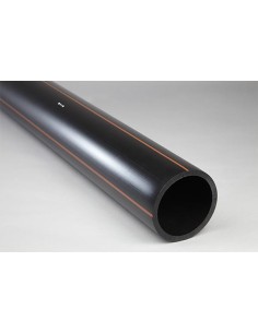 ELYDAN - 13951 - Tube en PE100 pour assainissement 160x9,5 - 10 Bar - Barre de 6m