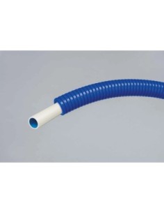 ELYDAN - 28913 - CALINEO PRE-GAINE ø 12 - Tube PE-RT, int. Bleu - Gaine ø 22 - Eau chaude/froide