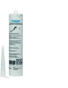 HAGER - ATAGLUECART - Cartouche colle spéciale pour profilés en PVC