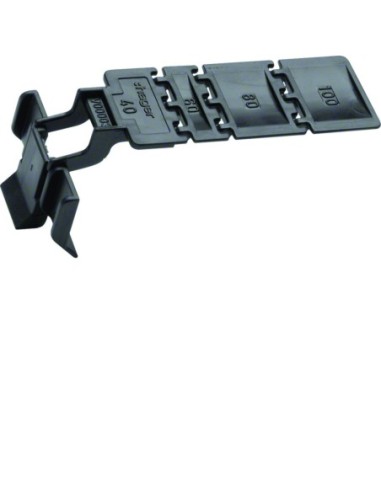 HAGER - BA7CLIP - Clip pour goulottes Agrafes sécables pour BA7-BA7bleu et HA7 toutes les leurs