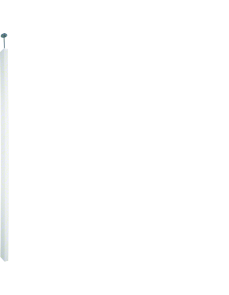 HAGER - DAS24533009010 - Colonne officea double face fixation vérin 3300-3600mm RAL9010 blanc paloma