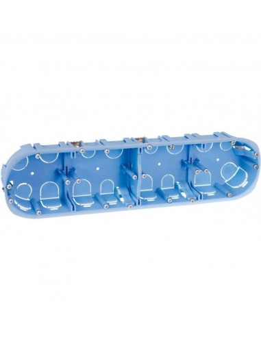 Eur'Ohm 52048 - Boîte encastrement 4 postes P40